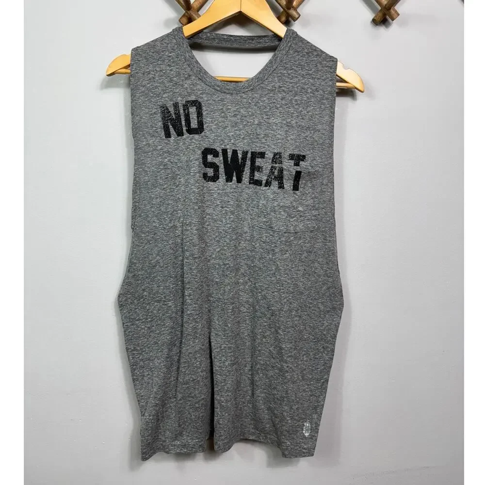 New Free People FP Movement No Sweat Graphic Tank Top Women's Size L - Picture 3 of 9